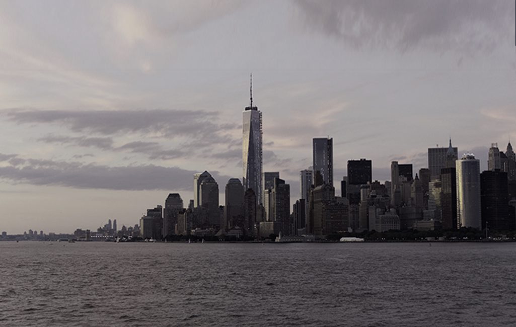 Background of NY skyline